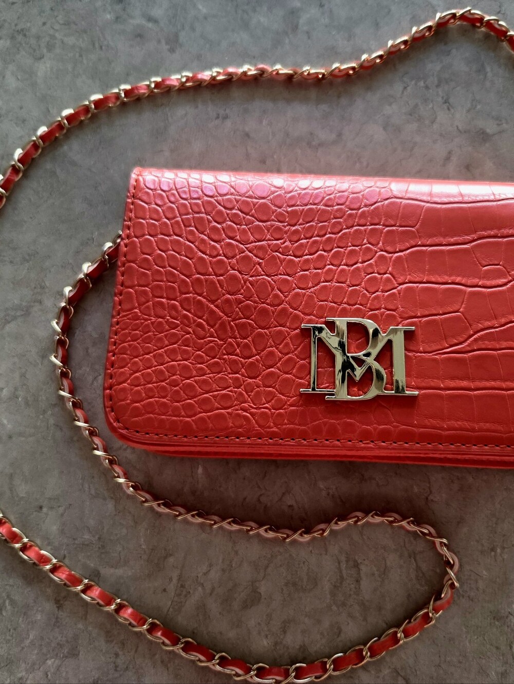 Badgley Mischka Vibrant Orange Bag
